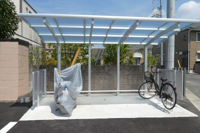 レジデンス浜町のその他共用部分|自転車置き場