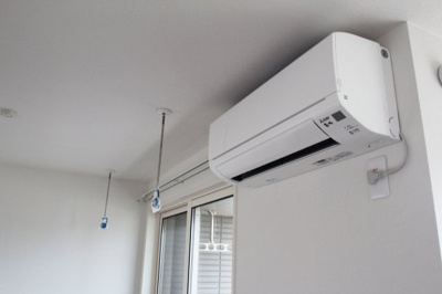 【設備】 | ラヴィーヌ芝の内A | エアコン＆室内物干し器