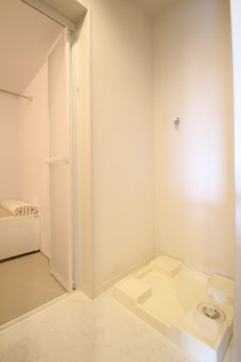 【洗面所】 | ラヴィーヌ芝の内A | スペースが確保できる洗面所です