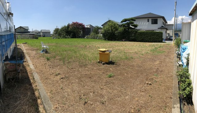 裾野市石脇売地の外観|北東側から撮影