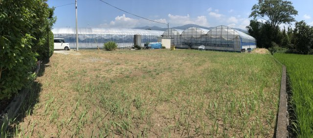 裾野市石脇売地の外観|南西側から撮影