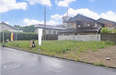 【前面道路含む現地写真】 | 北白川東小倉町　１号地