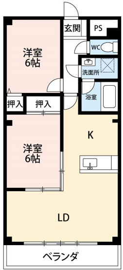 【間取り】 | ケイズマンション大門（Ｋ’Ｓ大門）