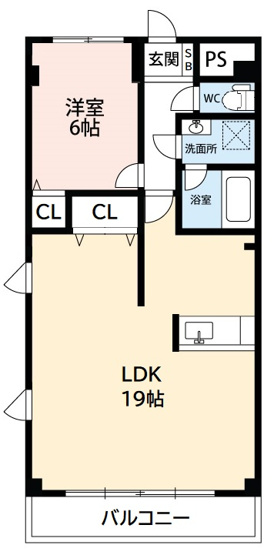 【間取り】 | ケイズマンション大門（Ｋ’Ｓ大門）