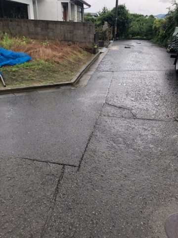 紀の川市上田井・土地・56615の前面道路含む現地写真
