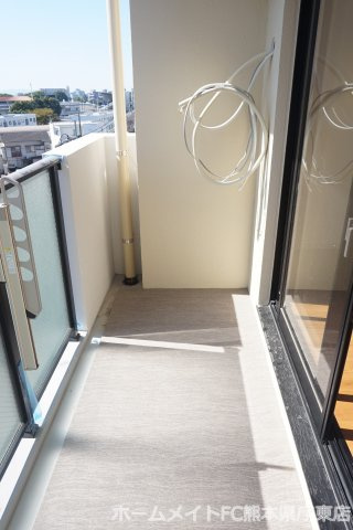 クロノス43水前寺のバルコニー