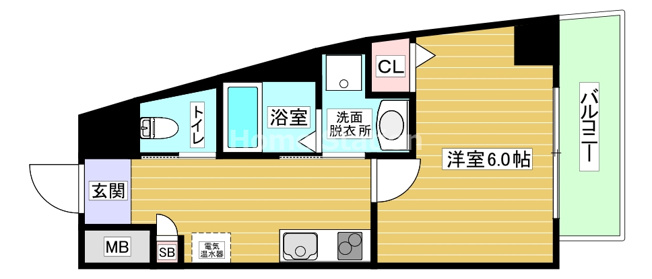 【間取り】 | エストゥルースプラス大阪福島