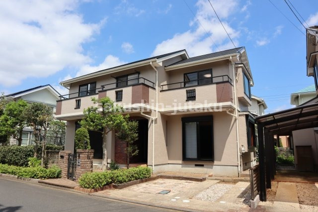 み春野２丁目　中古戸建　南西角地の外観