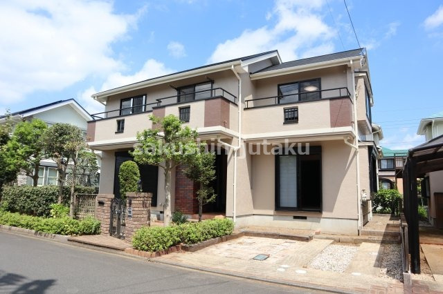 み春野２丁目　中古戸建　南西角地の外観
