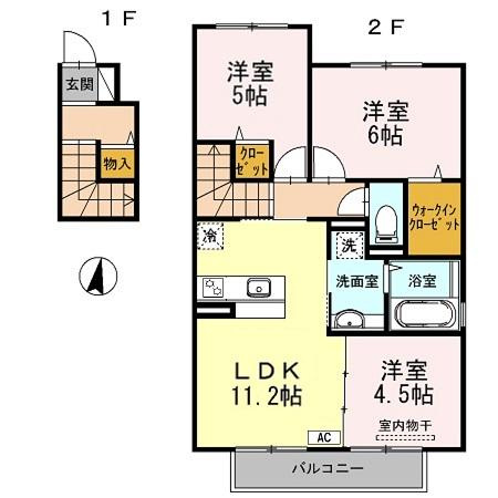 【間取り】 | フレンダ神前