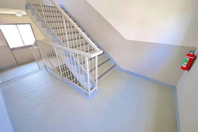 第1西田ビルのその他共用部分|共用階段です。