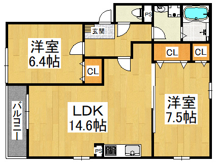 【間取り】 | グラツィア堺