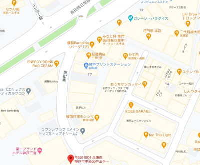 【地図】 | 中山手通2丁目店舗事務所