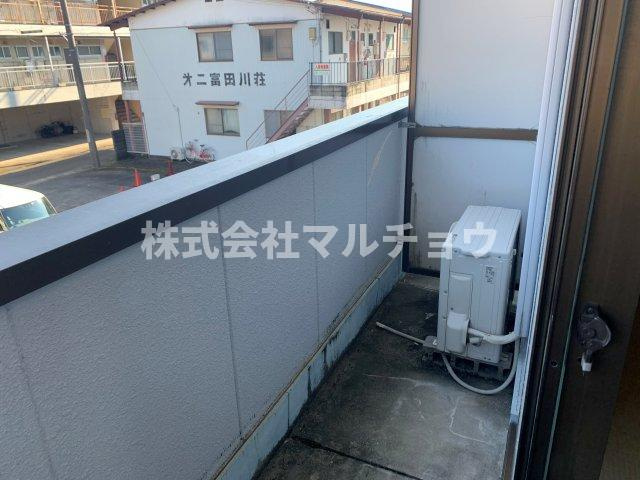 ハイツPALのバルコニー|広々としたバルコニーです