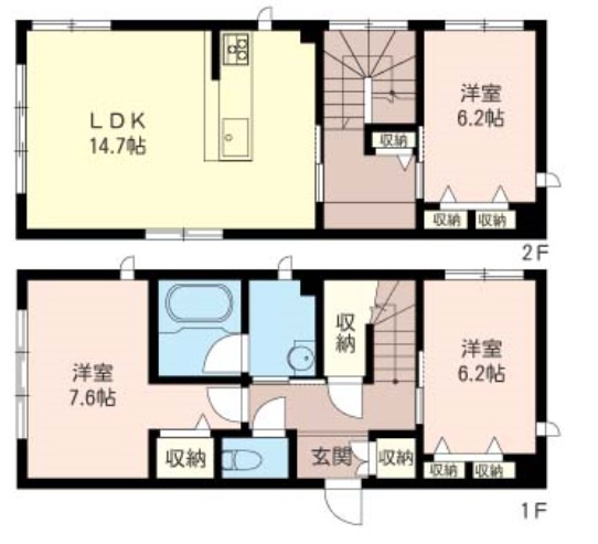 シャーメゾン杜の間取り