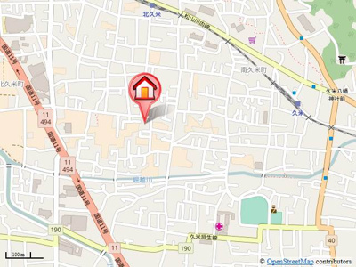 【地図】 | ハイカムール北久米・