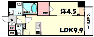 【間取り】 | ルガールボニート新神戸