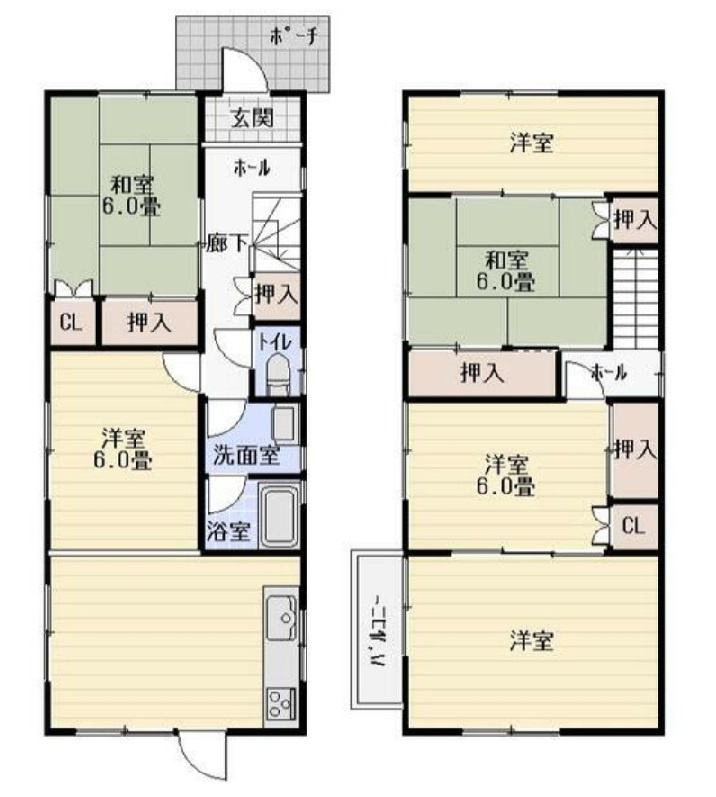 二戸市似鳥字加沢の間取り
