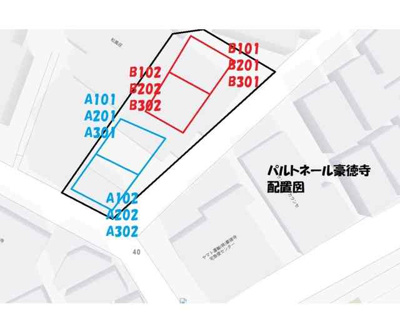 【地図】 | パルトネール豪徳寺Ａ棟