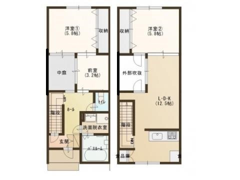 コルティーレの間取り