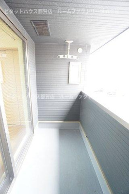 【バルコニー】 | ウエストヒルパーシモン | ※同物件、同タイプ、間取り反転のお部屋です
