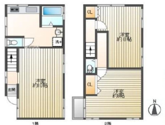 【間取り】 | 【投資用としても】高円寺北4丁目　中古戸建て | 【投資用としても】高円寺北4丁目　中古戸建て