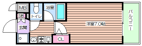 【間取り】 | エスリード梅田西第3