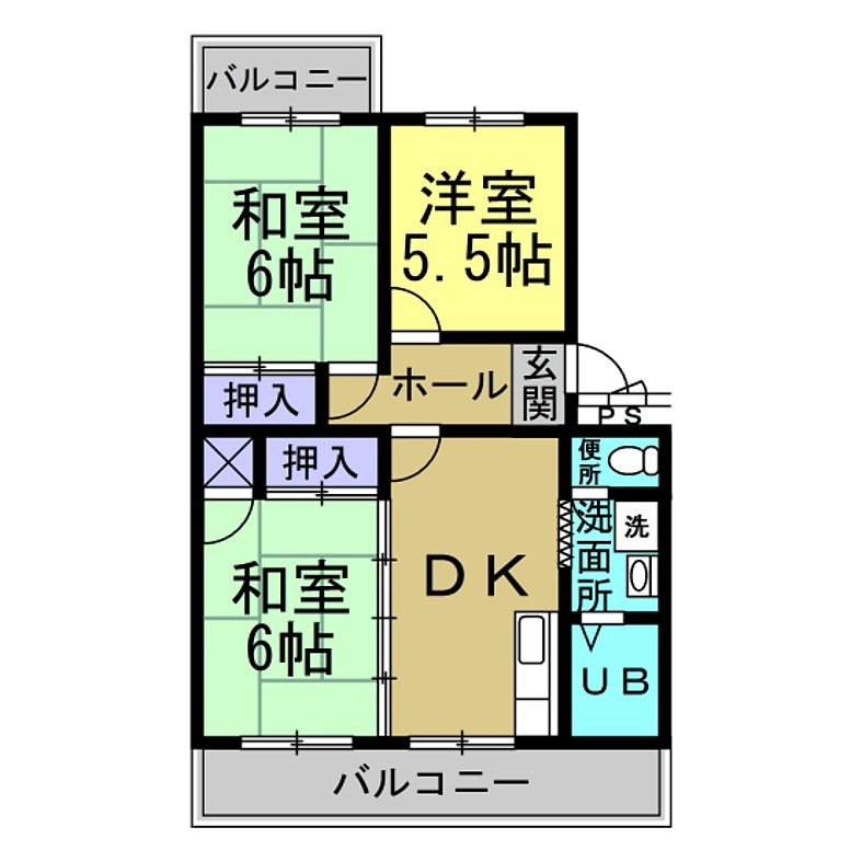 グランドール清水が丘の間取り