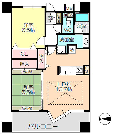 【間取り】 | ワコーレコモード立花