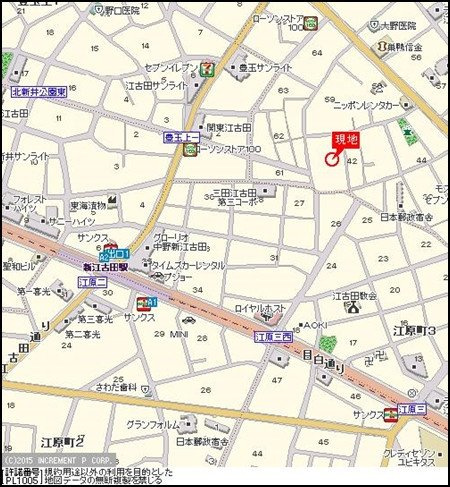 【地図】 | ヴォーガコルテ江古田