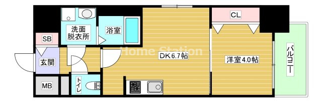 【間取り】 | ファーストフィオーレ福島野田Ⅱ