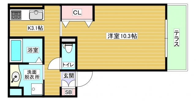【間取り】 | ディアコート福島