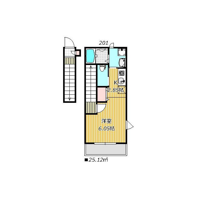 ルレーヴ市川の間取り
