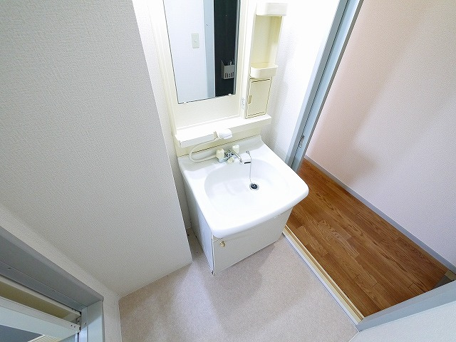 シャルム祐の洗面所|コンパクトで使いやすい洗面所