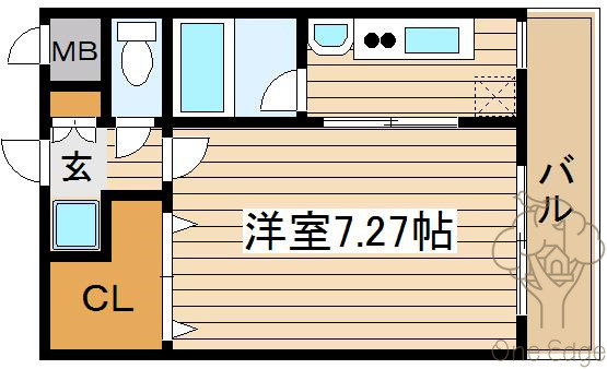 ラフォンテ十三の間取り