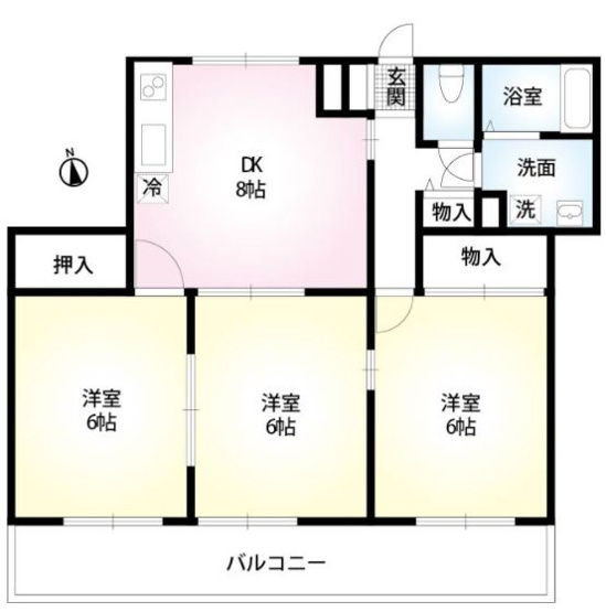 【間取り】 | ファミール鵠沼
