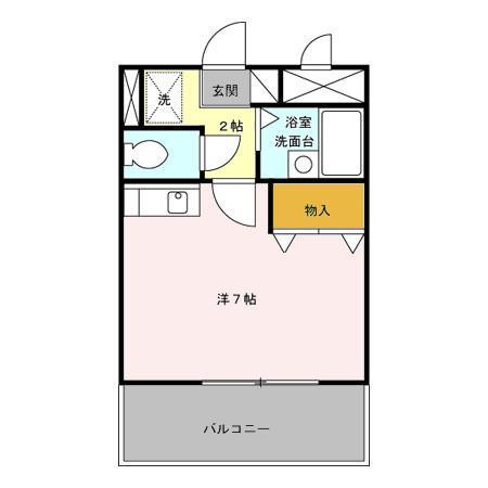 レガシィ小杉の間取り|インターネット無料です♪