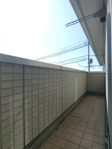 ランロードＣ棟のバルコニー