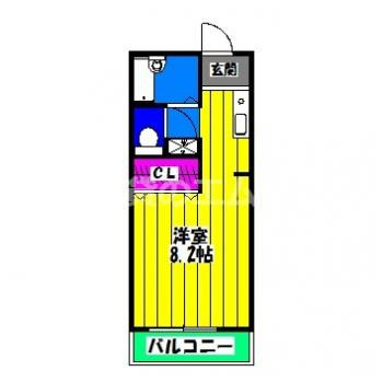 【間取り】 | アーバン高宮 | アーバン高宮の間取り