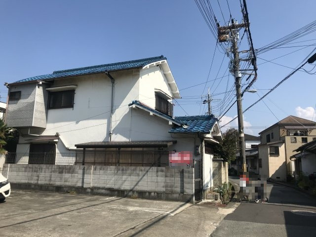 岸和田市沼町　土地の前面道路含む現地写真