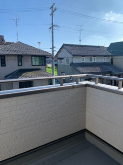 【バルコニー】 | 岐阜市鏡島　分譲住宅　掘りごたつと書斎があるお家 | 岐阜市鏡島・書斎・小屋裏収納♪