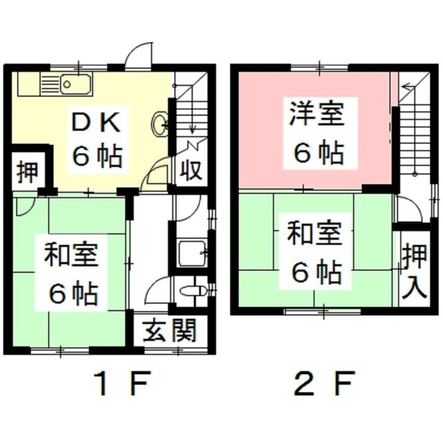 岐阜市鏡島東１丁目の一戸建ての間取り
