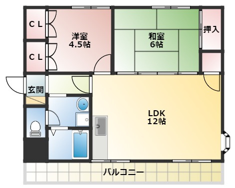 ステートリー羽衣の間取り