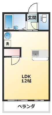 メゾンドUの間取り