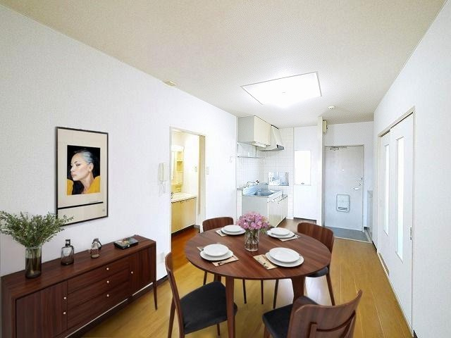 ヴイラージュの居間・リビング|CGで家具等を配置したもので家具等は含まれません