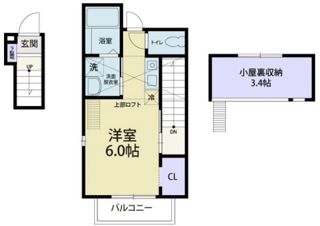 我寧舎の間取り