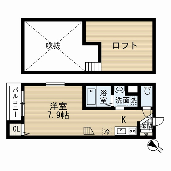 【間取り】 | ヴィサージュ井尻