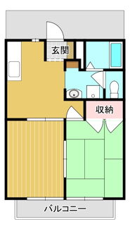 【間取り】 | ユーハウスＣ棟