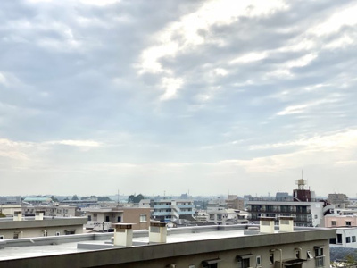 【展望】 | シティハウス湘南台ステーションコート | 丁度向かい側の建物が被らない階なので、眺望も良く陽当りも良いです。