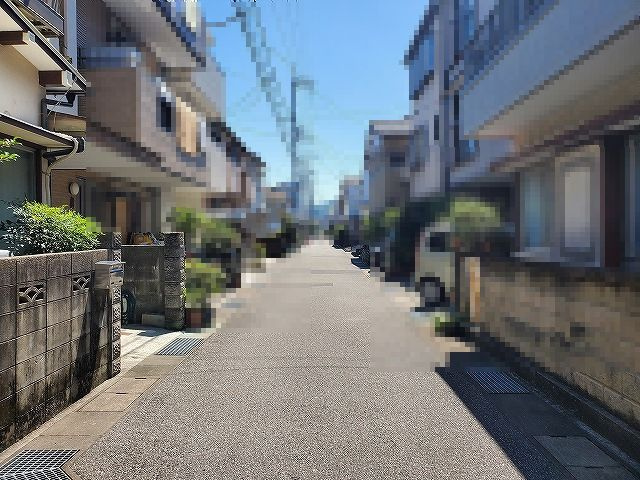 高知市竹島町の前面道路含む現地写真